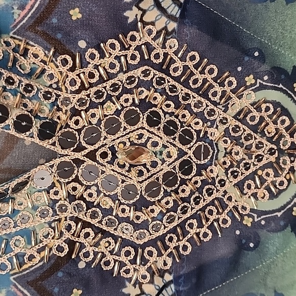 Chico’s cool pullover tunic sz 1(8-10) - Picture 4 of 9